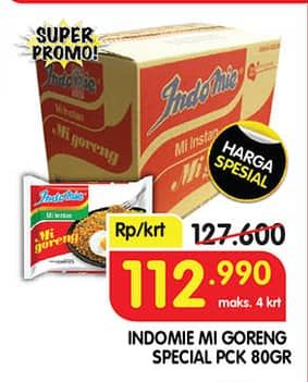 Promo Harga Indomie Mi Goreng Spesial per 40 pcs 85 gr - Superindo