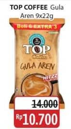 Promo Harga Top Coffee Gula Aren per 9 sachet 22 gr - Alfamidi