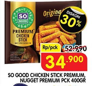 Promo Harga So Good Nugget Premium  - Superindo