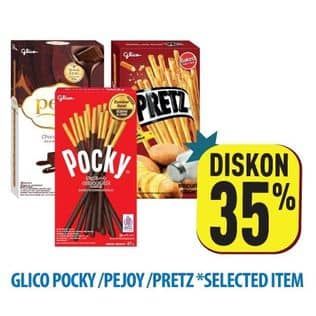 Promo Harga Glico Pocky/Pejoy/Pretz  - Hypermart