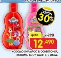 Promo Harga Kodomo Gel Shampoo & Conditioner/Kodomo Body Wash Gel   - Superindo