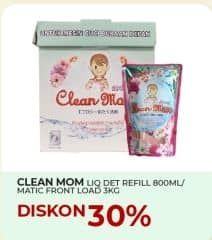 Promo Harga CLEAN MOM Biodegradable Laundry Detergent 800 ml - Yogya