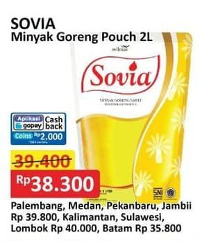 Promo Harga Sovia Minyak Goreng 2000 ml - Alfamart