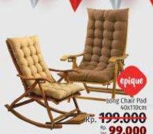 Promo Harga EPIQUE Long Chair Pad 40x110 Cm  - LotteMart