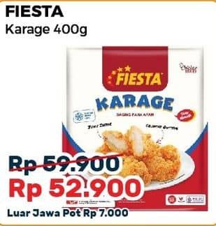 Promo Harga Fiesta Ayam Siap Masak Karage 400 gr - Alfamart