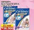Promo Harga Certainty Adult Diapers L10, L7, M10, M8, XL6 6 pcs - Alfamart