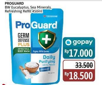 Promo Harga Proguard Body Wash Daily Cleansing, Daily Purifying, Daily Refreshing 450 ml - Alfamidi