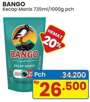 Promo Harga Bango Kecap Manis 735 ml - Indomaret