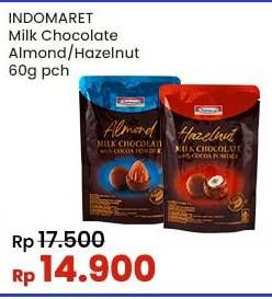 Promo Harga Indomaret Chocolate Almond Milk, Hazelnut Milk 60 gr - Indomaret