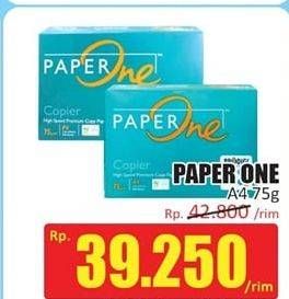 Promo Harga PAPERONE Kertas Copier A4 75 G 500 sheet - Hari Hari