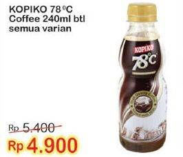 Promo Harga Kopiko 78C Drink All Variants 240 ml - Indomaret