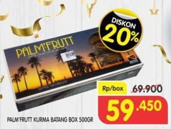 Promo Harga Palm Fruit Kurma 500 gr - Superindo