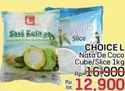 Promo Harga Choice L Nata De Coco Cube, Slice 1000 gr - LotteMart