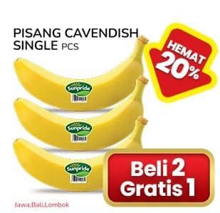 Promo Harga Sunpride Pisang Cavendish  - Indomaret