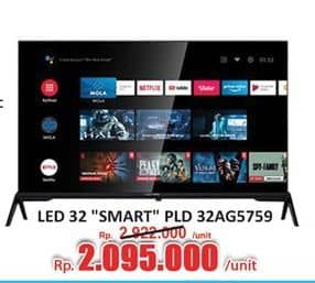 Promo Harga Polytron Smart Android TV 32 inch PLD 32AG5759  - Hari Hari