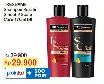 Promo Harga Tresemme Shampoo Keratin Smooth, Scalp Care 170 ml - Indomaret