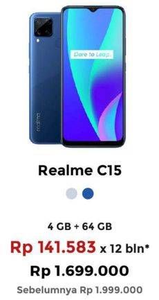 Promo Harga REALME C15  - Erafone