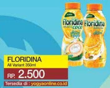 Promo Harga Floridina Juice Pulp Orange All Variants 350 ml - Yogya