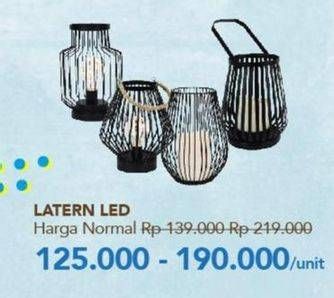 Promo Harga TRANSLIVING Latern LED  - Carrefour