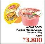 Promo Harga WONG COCO Pudding Guava, Mangga, Coconut 120 gr - Alfamidi