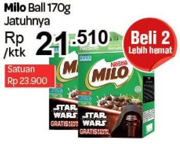 Promo Harga Milo Cereal Balls 170 gr - Carrefour