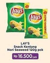 Promo Harga LAYS Snack Potato Chips Nori Seaweed 120 gr - Indomaret