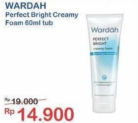 Promo Harga WARDAH Perfect Bright Creamy Foam Brightening Smoothing 60 ml - Indomaret