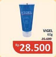 Promo Harga VIGEL 2in1 Lubricating & Massage 60 gr - Alfamidi