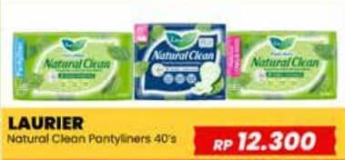 Promo Harga Laurier Pantyliner Natural Clean 40 pcs - Yogya