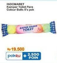 Promo Harga Indomaret Kamper Toilet Colour Ball 5 pcs - Indomaret