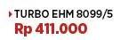 Promo Harga Turbo EHM 8099/U/H/O/PL Blender 2000 ml - COURTS