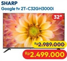 Promo Harga Sharp  2T-C32GH3000I  - Hypermart