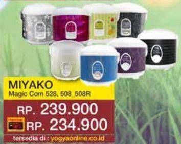 Promo Harga Miyako Rice Cooker MCM 528/508/508R  - Yogya