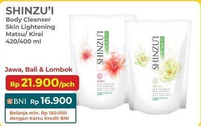 Promo Harga Shinzui Body Cleanser Matsu, Kirei 420 ml - Indomaret