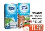 Promo Harga FRISIAN FLAG Susu UHT Purefarm Full Cream, Swiss Chocolate 900 ml - Hypermart