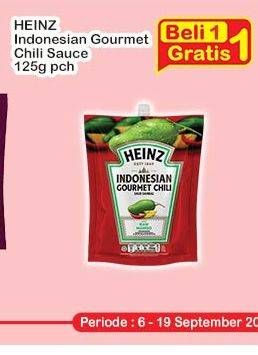 Promo Harga Heinz Gourmet Chili Indonesian 125 gr - Indomaret