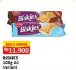 Promo Harga BISKIES Sandwich Biscuit All Variants per 2 bungkus 108 gr - Alfamart