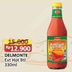 Promo Harga Del Monte Sauce Extra Hot Chilli 340 ml - Alfamart