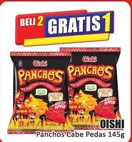 Promo Harga Oishi Panchos Jagung Pedas 145 gr - Hari Hari