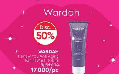 Promo Harga WARDAH Renew You Face Wash 100 ml - Guardian