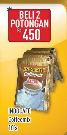 Promo Harga Indocafe Coffeemix per 2 pouch 10 pcs - Hypermart