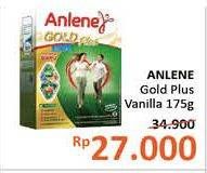 Promo Harga ANLENE Gold Plus Susu High Calcium Vanila 175 gr - Alfamidi