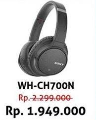Promo Harga SONY WH-CH700N | Wireless Noise Cancelling Headphones  - Hartono