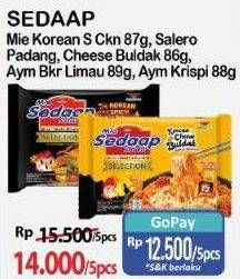 SEDAAP Mie Korean Spicy Chicken, Salero Padang, Cheese Buldak, Ayam Bakar Limau, Ayam Krispi