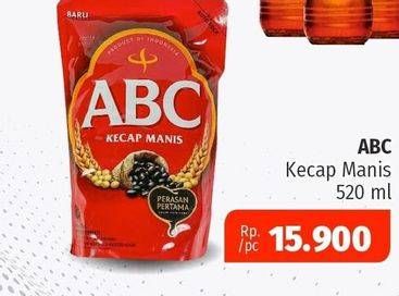 Promo Harga ABC Kecap Manis 520 ml - Lotte Grosir