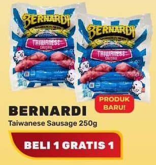 Promo Harga Bernardi Taiwanese Sausage 250 gr - Yogya