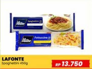 Promo Harga La Fonte Spaghetti 450 gr - Yogya