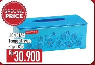 Promo Harga LION STAR Tempat Tissue Segi TR-5  - Hypermart