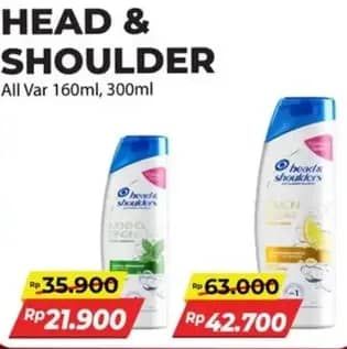 Promo Harga Head & Shoulders Shampoo All Variants 300 ml - Alfamart