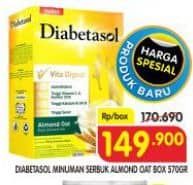 Promo Harga Diabetasol Special Nutrition for Diabetic Almond Oat 570 gr - Superindo